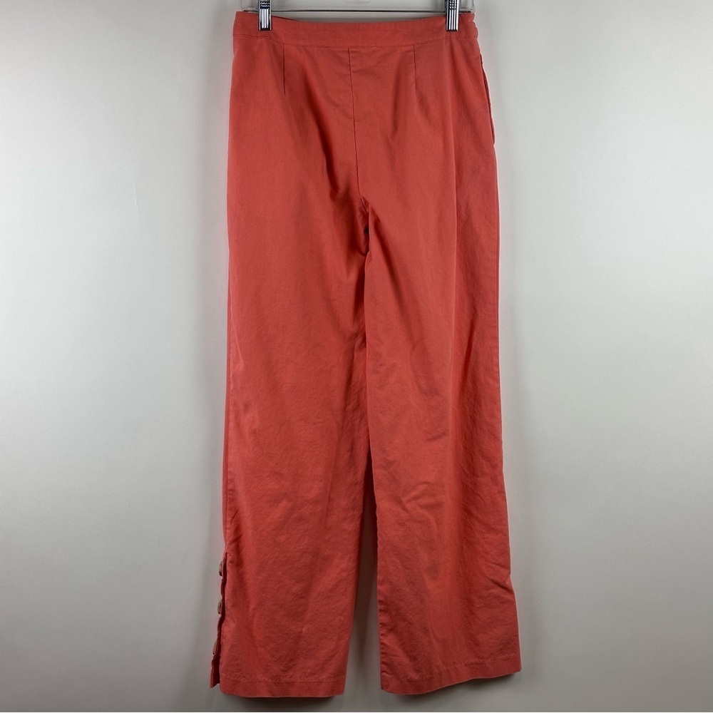 JustFab Women's Linen Wide Leg Dress Pants - Picture 5 of 9